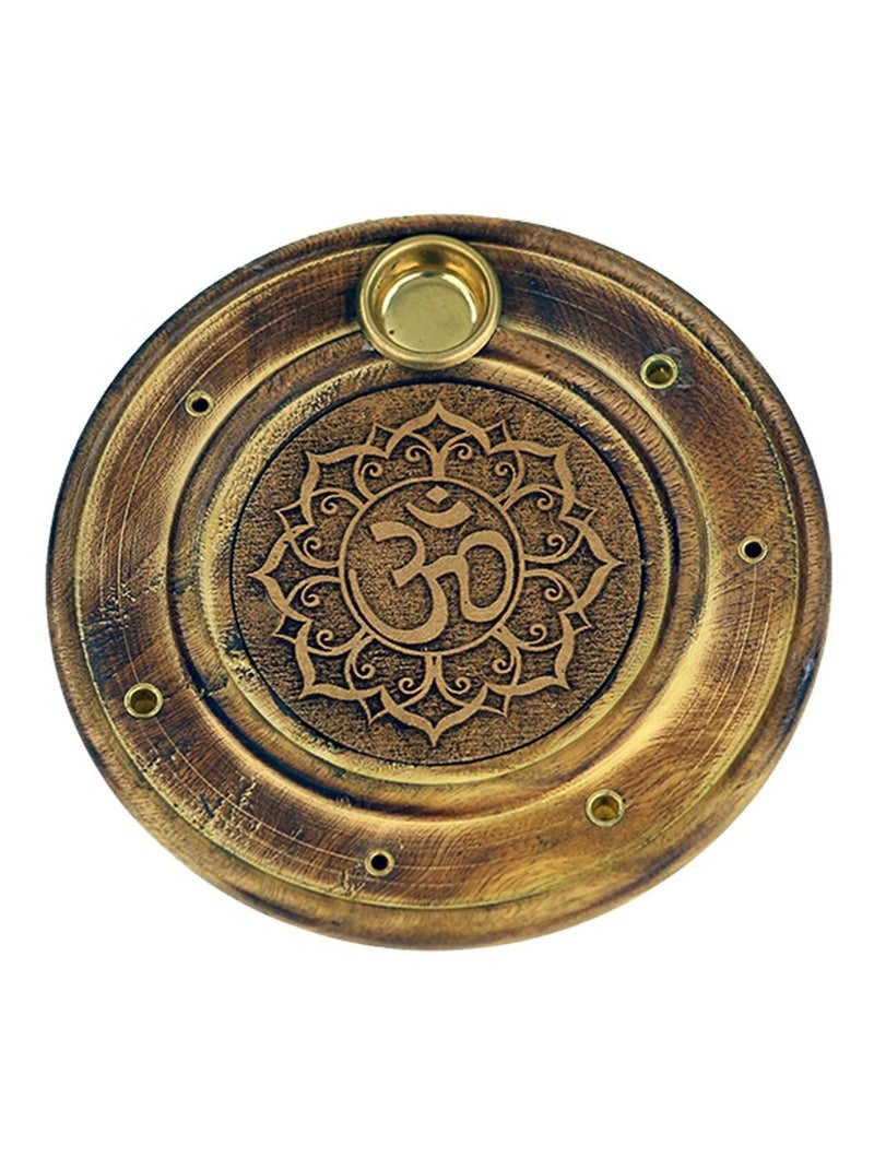Porte bâtons d'encens motif om Marron - Kiabi