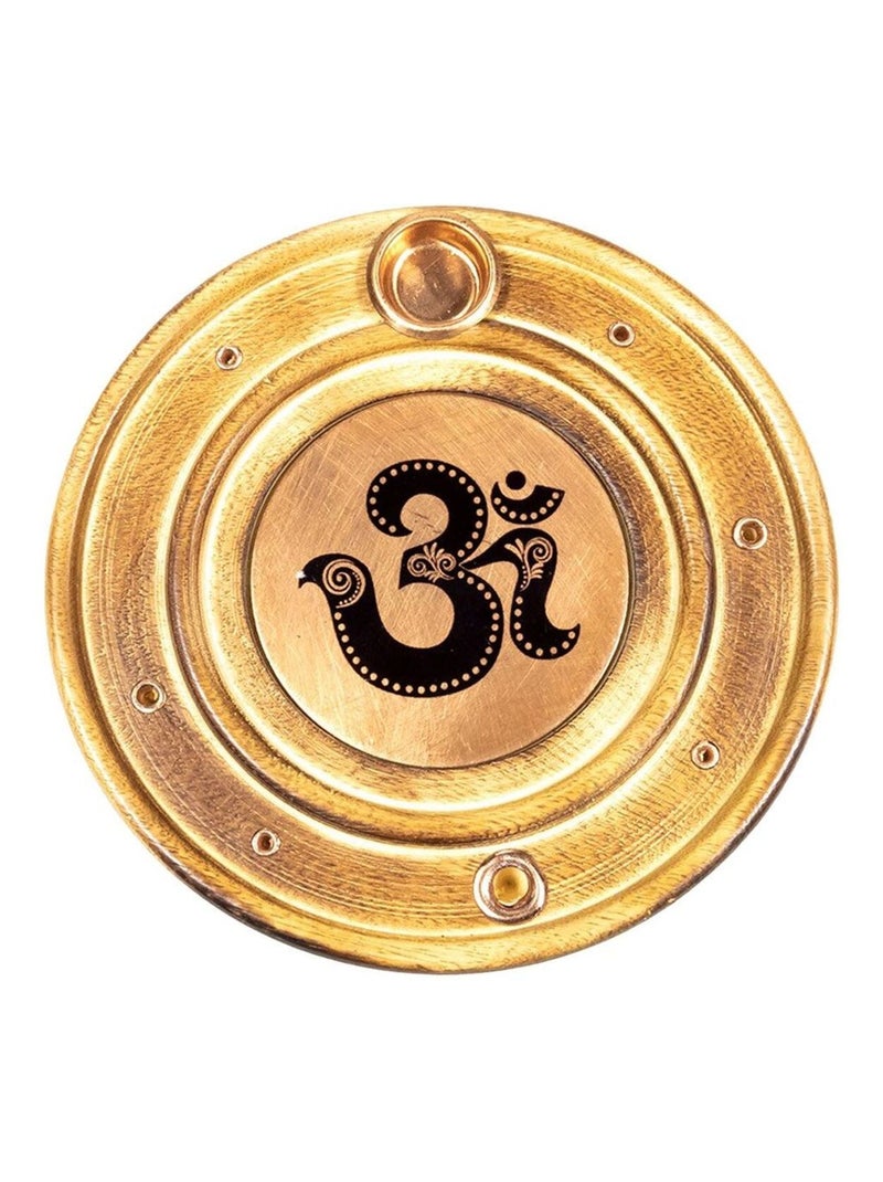 Porte-bâtons d'encens Motif Om Marron - Kiabi