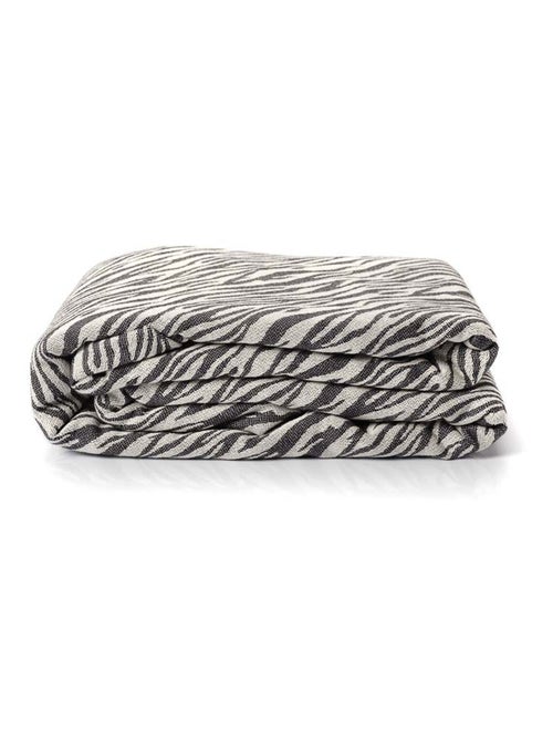 Porte bébé - Echarpe Jacquard - zèbre noir - Kiabi