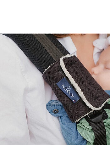 Porte bébé - LOT DE 2 PROTEGE BRETELLES NEO - Ebène