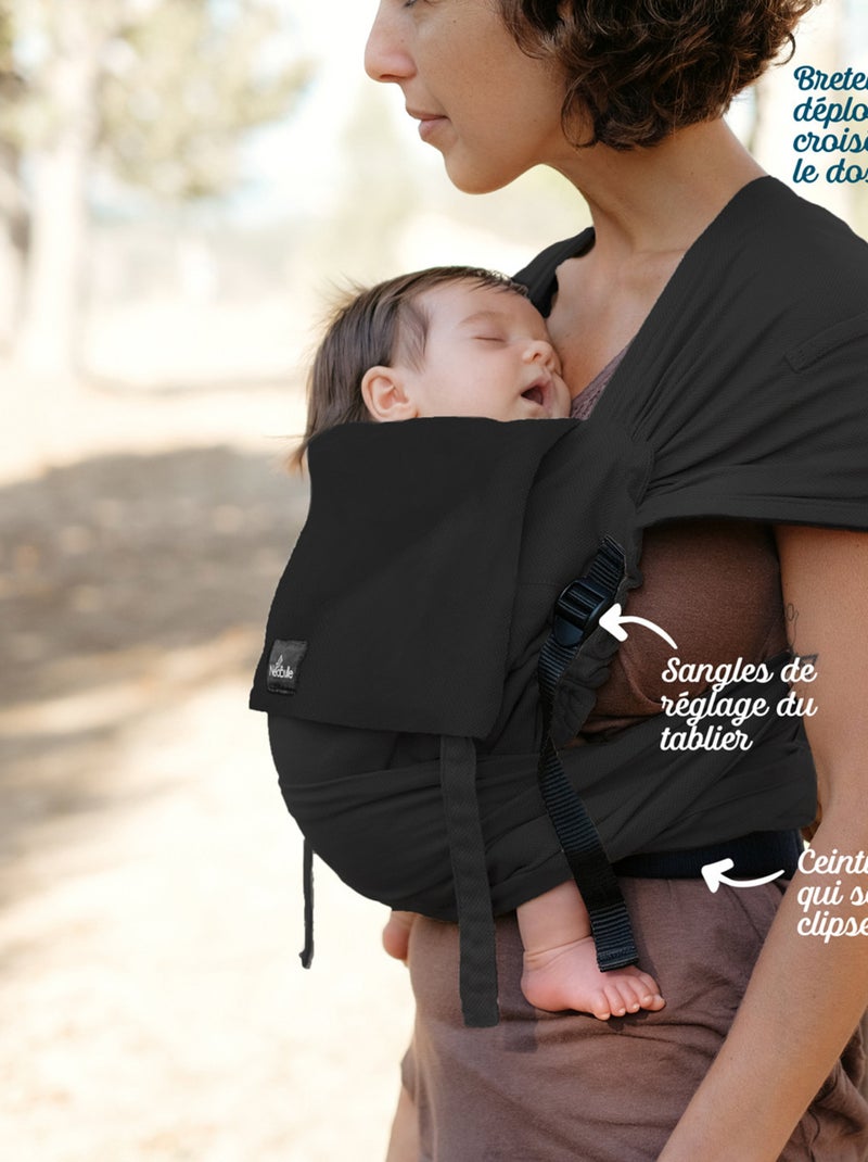 Porte bébé - P'tit Evo NEOBULLE - Noir Noir Noir - Kiabi