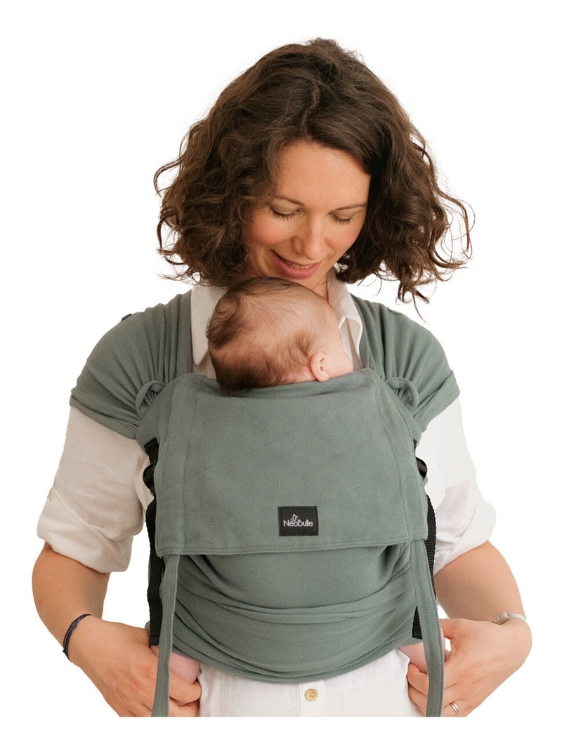 Porte bébé - P'tit Evo NEOBULLE - Vert eucalyptus Vert clair - Kiabi