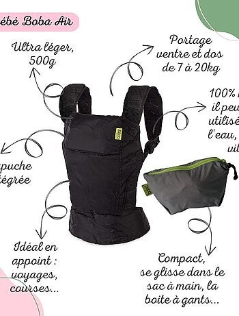 Porte-bébé Boba Air Noir