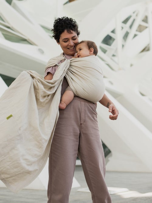 Porte-bébé BOBA Ring Sling en lin - Kiabi