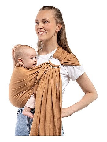 Porte-bébé BOBA Ring Sling en lin PEONY