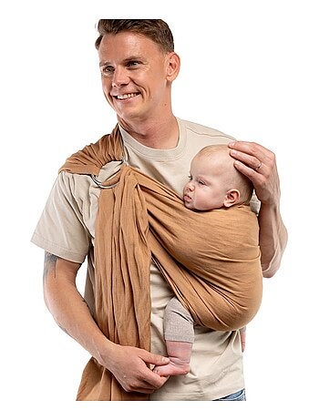 Porte-bébé BOBA Ring Sling en lin PEONY