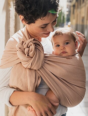 Porte-bébé BOBA Ring Sling en lin PEONY