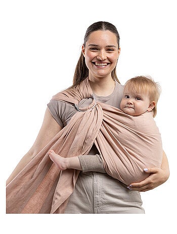 Porte-bébé BOBA Ring Sling en lin PEONY