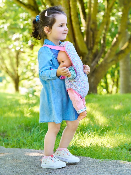 Porte-bébé Floral pour poupon 36 et 42 cm - Kiabi