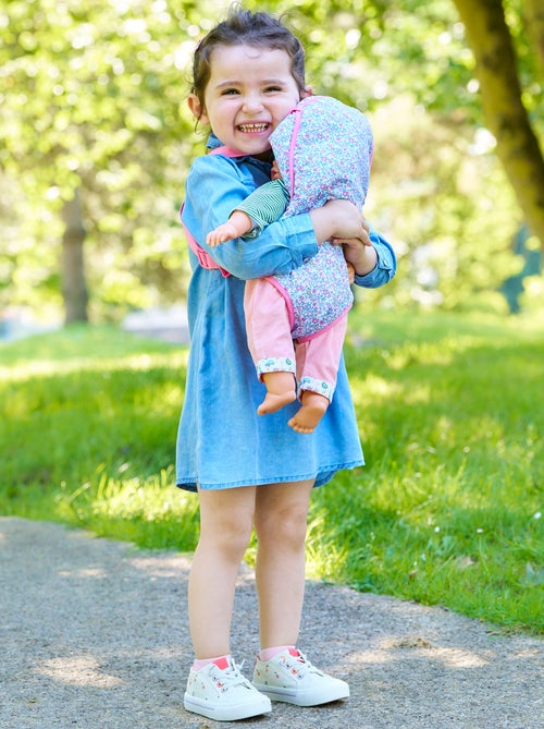 Porte-bébé Floral pour poupon 36 et 42 cm - Kiabi