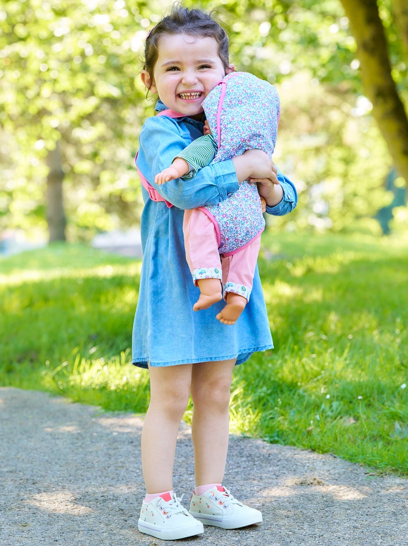 Porte-bébé Floral pour poupon 36 et 42 cm N/A - Kiabi