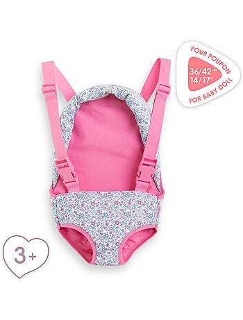 Porte-bébé Floral pour poupon 36 et 42 cm