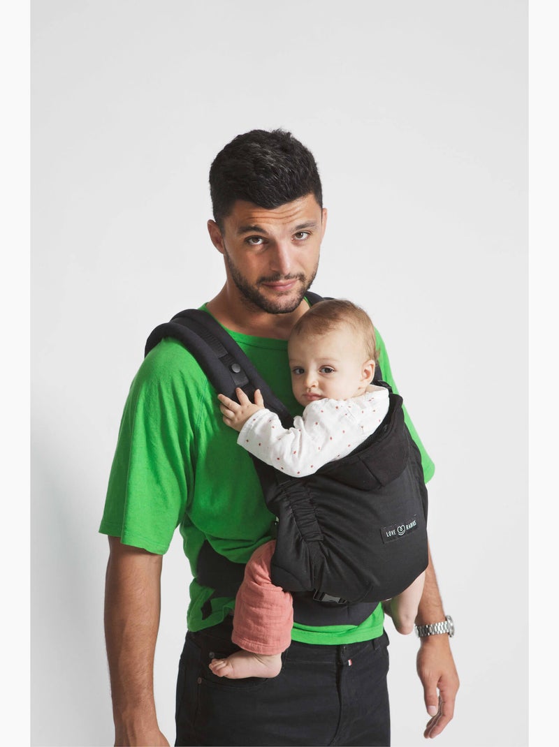 Porte-bébé HoodieCarrier 2 - Black Forest Noir mat - Kiabi