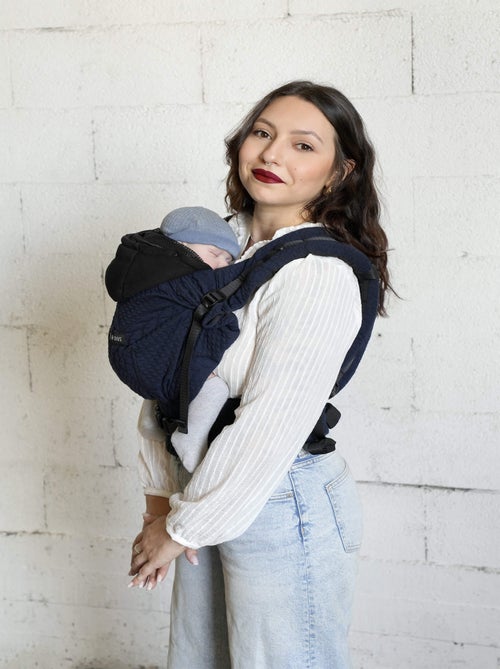 Porte-bébé HoodieCarrier 2 - Bleu Moelleux - Kiabi