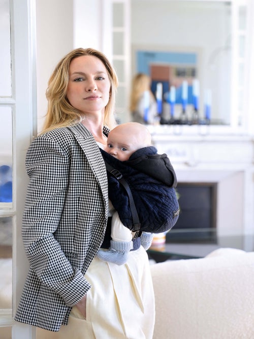 Porte-bébé HoodieCarrier 2 - Bleu Moelleux - Kiabi