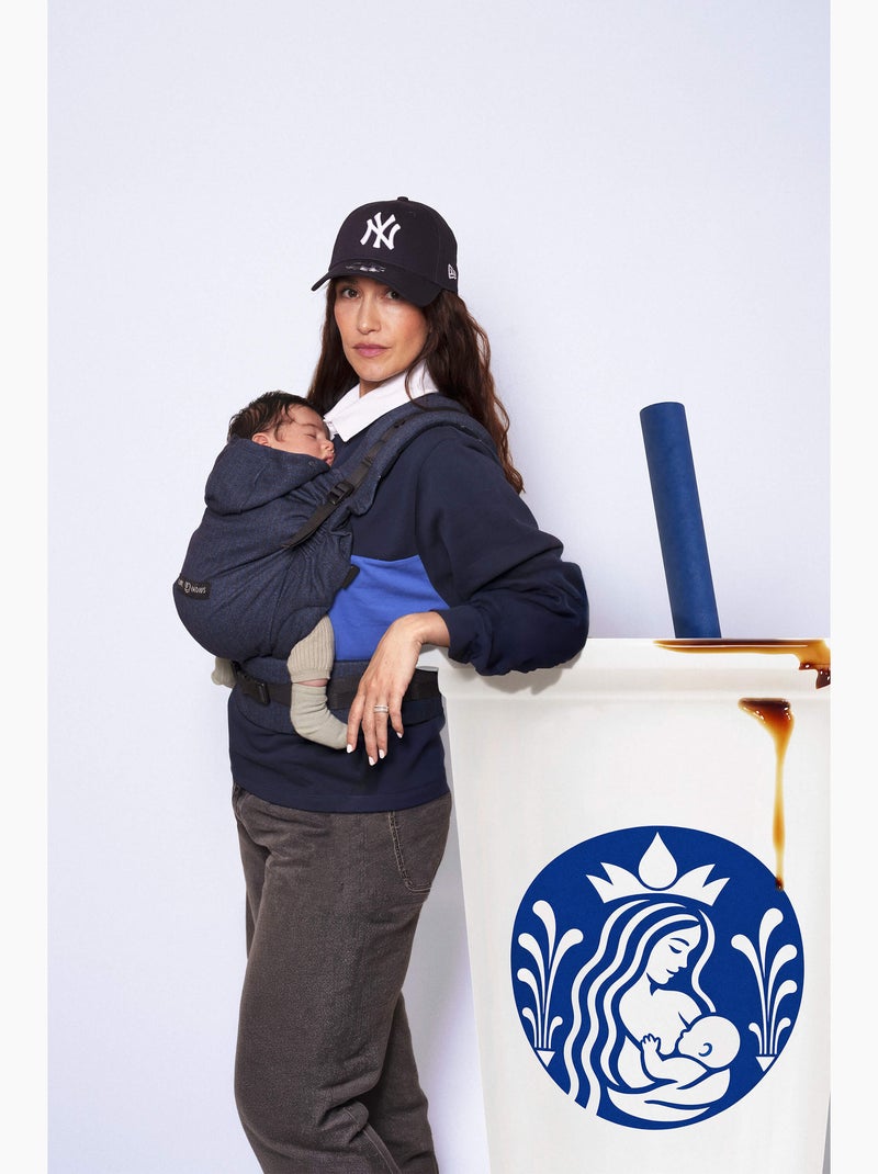 Porte-bébé hoodiecarrier 2 - boyfriend Bleu - Kiabi