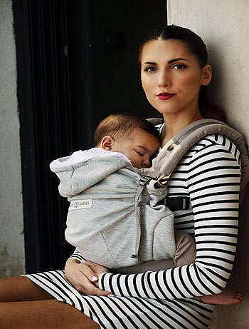 Porte-bébé HoodieCarrier 2 - Gris Athlétique