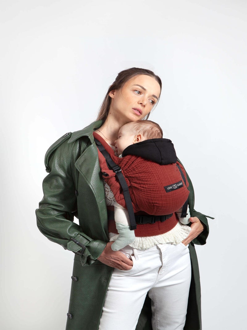 Porte-bébé HoodieCarrier 2 - Hot Paprika Rouge - Kiabi