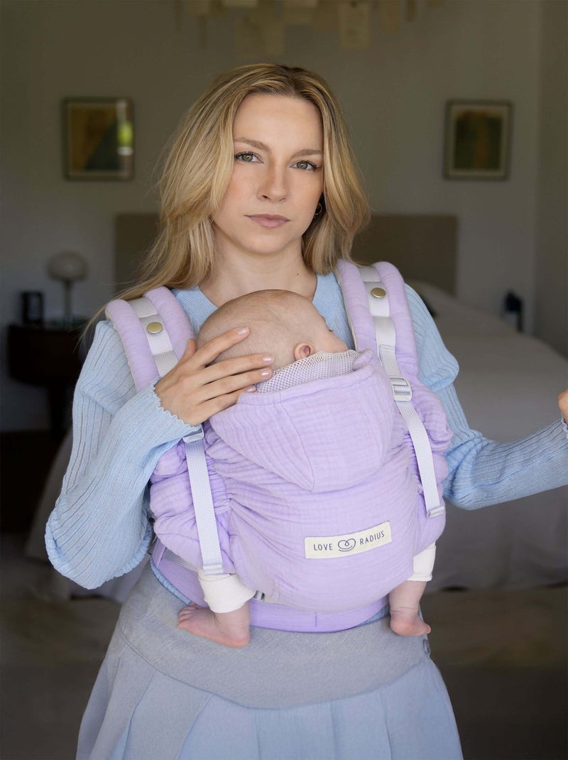 Porte-bébé HoodieCarrier 2 - Lilas Violet clair - Kiabi