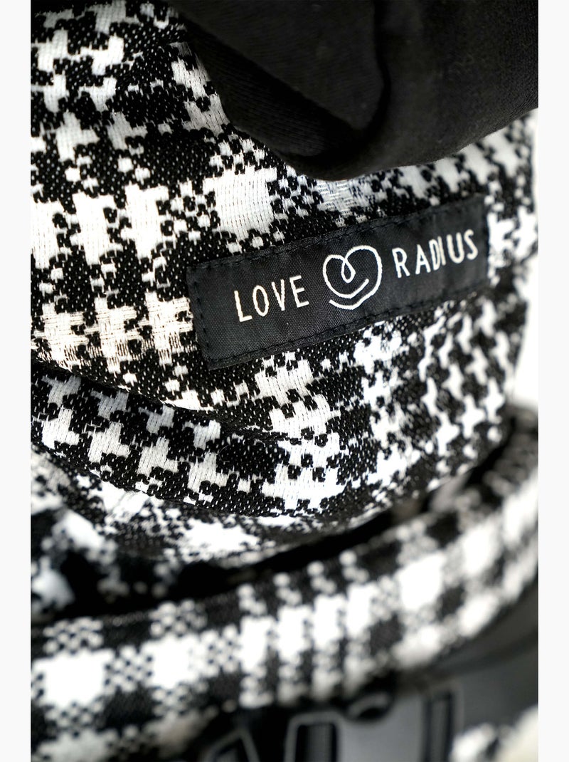 Porte-bébé HoodieCarrier 2 - Prince de Galles Noir Blanc - Kiabi