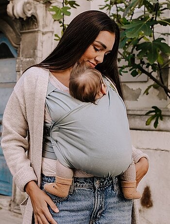 Porte-bébé hybride Boba Bliss Sea Mist