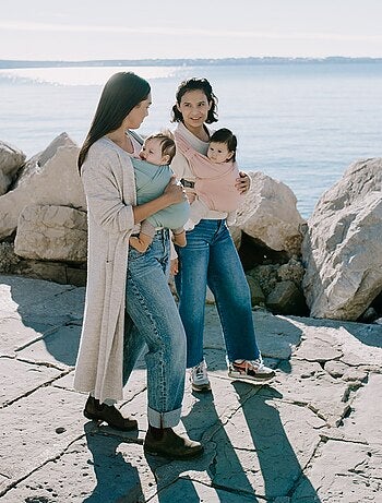 Porte-bébé hybride Boba Bliss Sea Mist
