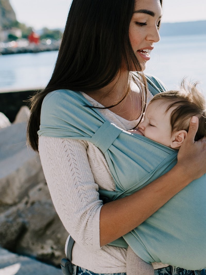 Porte-bébé hybride Boba Bliss Sea Mist Vert d'eau - Kiabi
