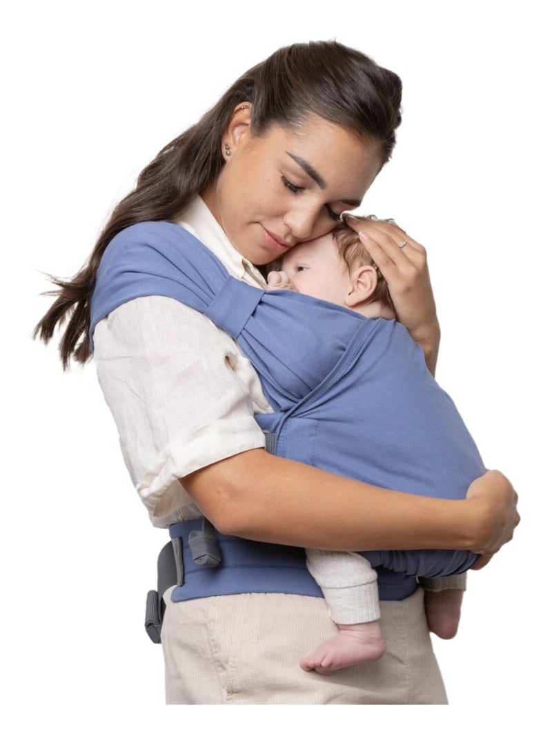 Porte-bébé hybride Boba Bliss Vintage Bleu ciel - Kiabi