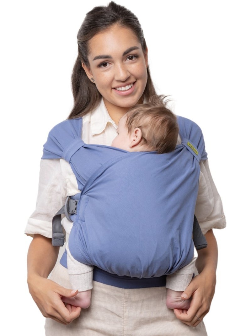 Porte-bébé hybride Boba Bliss Vintage Navy Blue Bleu ciel - Kiabi