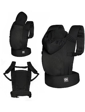Porte-bébé Kinderkraft CARRYBEE léger maille aérée portage avant/dos réglages intuitifs 20 kg