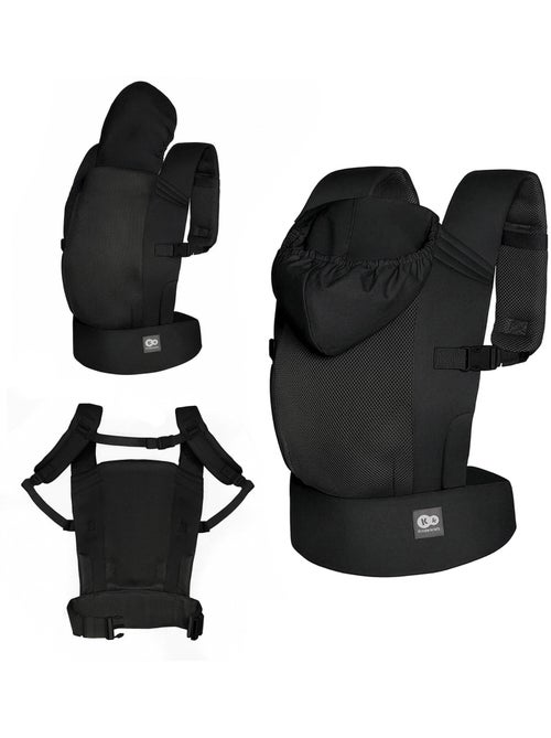 Porte-bébé Kinderkraft CARRYBEE ergonomique 2 positions coton maille respirante capuche - Kiabi