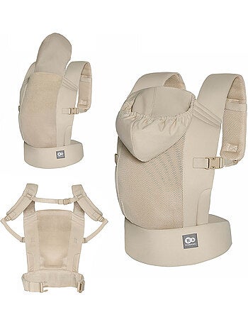 Porte-bébé Kinderkraft CARRYBEE léger maille aérée portage avant/dos réglages intuitifs 20 kg