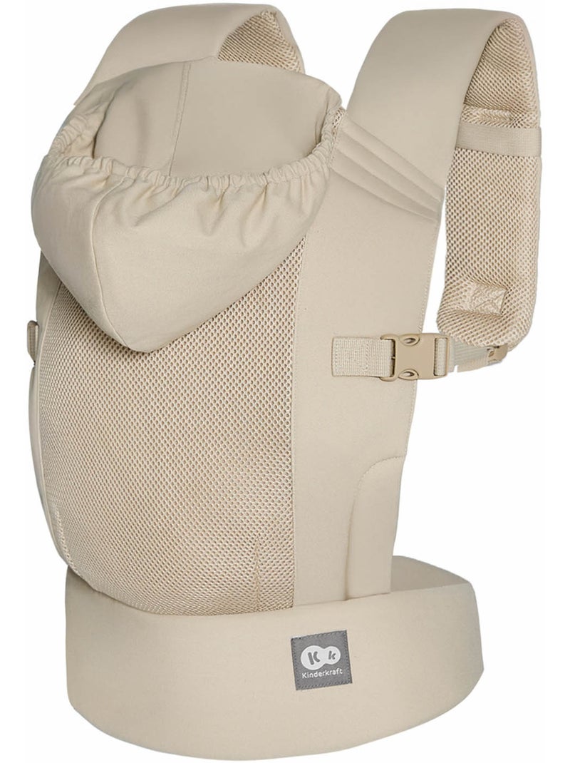 Porte-bébé Kinderkraft CARRYBEE léger maille aérée portage avant/dos réglages intuitifs 20 kg Beige - Kiabi
