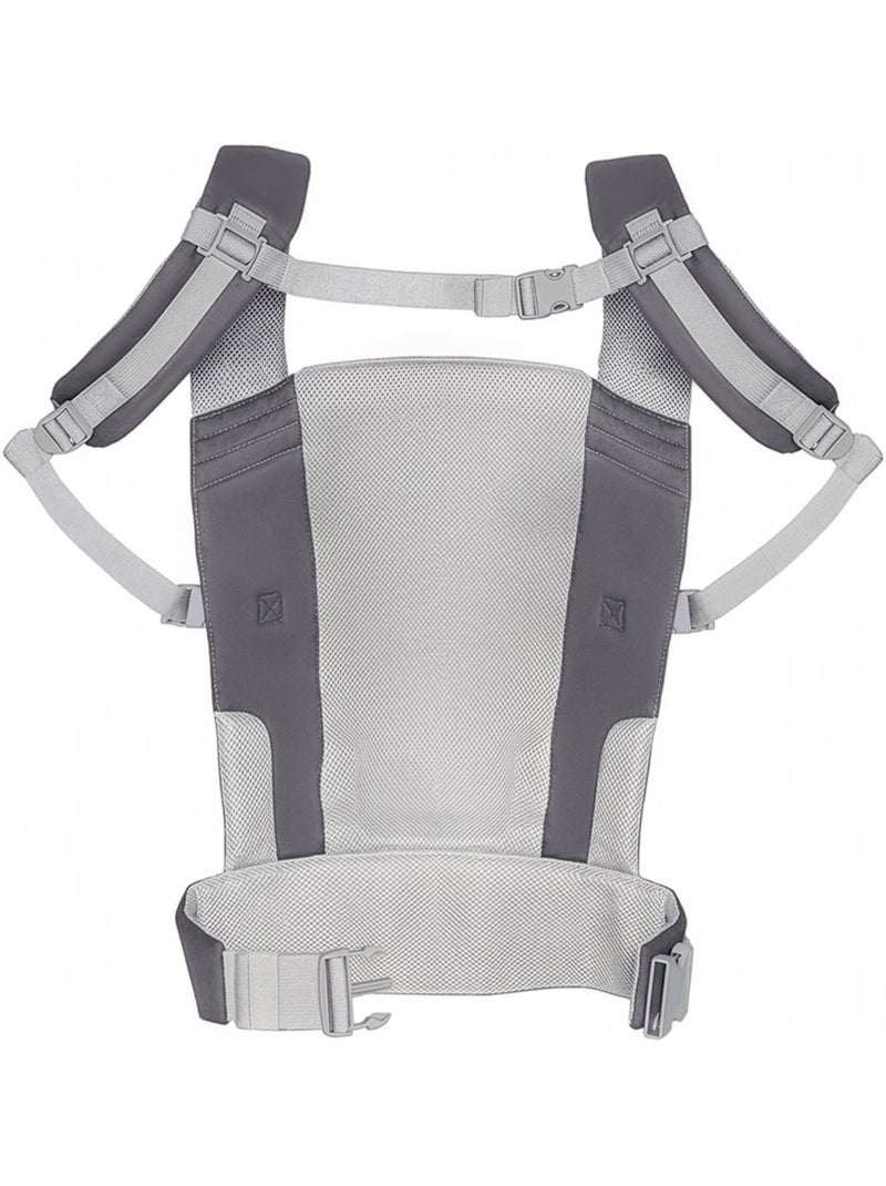 Porte-bébé Kinderkraft CARRYBEE léger maille aérée portage avant/dos réglages intuitifs 20 kg Gris - Kiabi