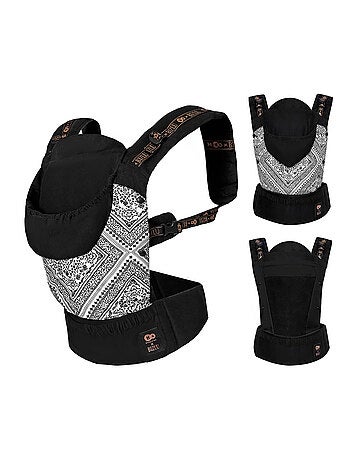Porte-Bébé Kinderkraft HUGGY Ergonomique jusqu’à 20 kg avec Position en M et Coton Respirant