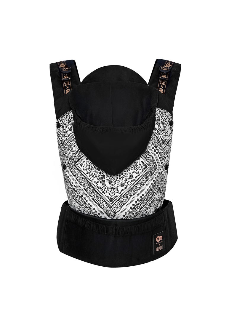 Porte-Bébé Kinderkraft HUGGY Ergonomique jusqu’à 20 kg avec Position en M et Coton Respirant Noir - Kiabi