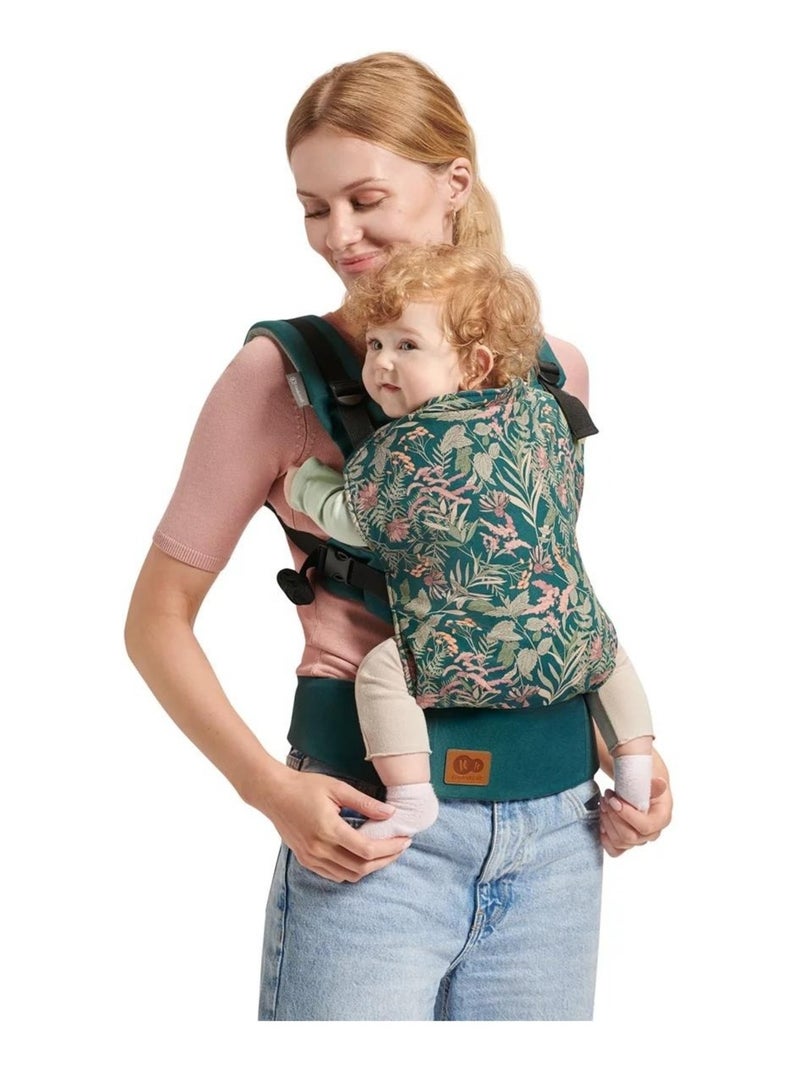 Porte-Bébé Kinderkraft MILO jusqu’à 20 kg avec Position en M, Portage Ventral, Dorsal et Poche Vert - Kiabi