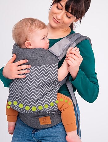 Porte bébé LIONELO Margareet - 100% coton - 3 positions de portage