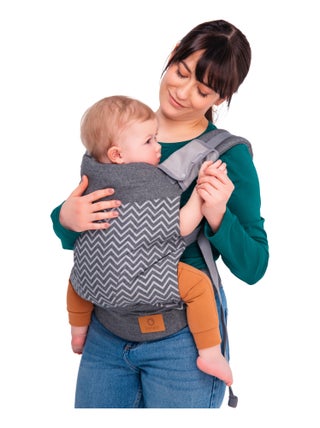 Porte bébé LIONELO Margareet - 100% coton - 3 positions de portage