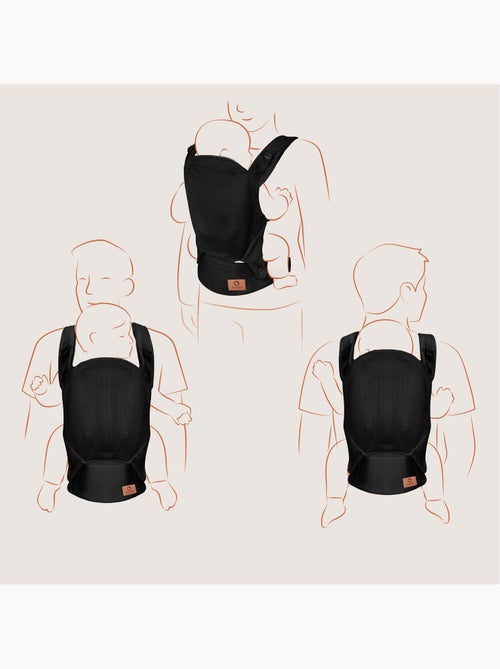 Porte bébé LIONELO Margareet Air - Circulation d’air - 3 positions de portage - Capuche supplémentai - Kiabi