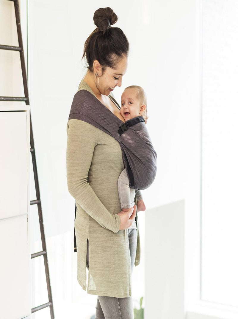 Porté bébé Mini Sling gris Gris - Kiabi