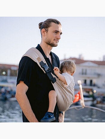 Porte-bébé Neko Up & Down - Pebble