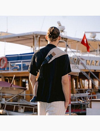 Porte-bébé Neko Up & Down - Pebble