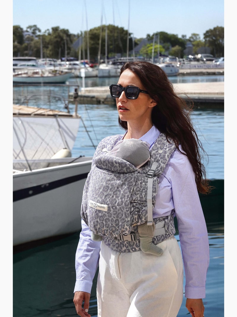 Porte-bébé PhysioCarrier 2 Blue Leopard Noir Multicolore Bleu - Kiabi