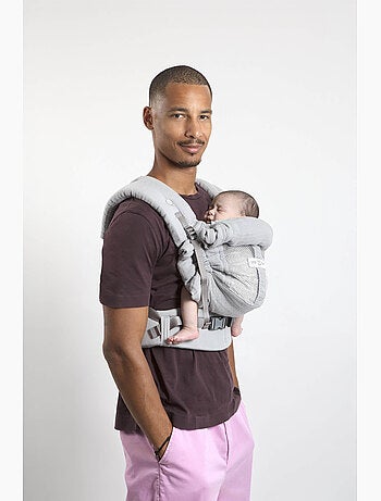 Porte-bébé PhysioCarrier 2 Grey (gaze de coton)