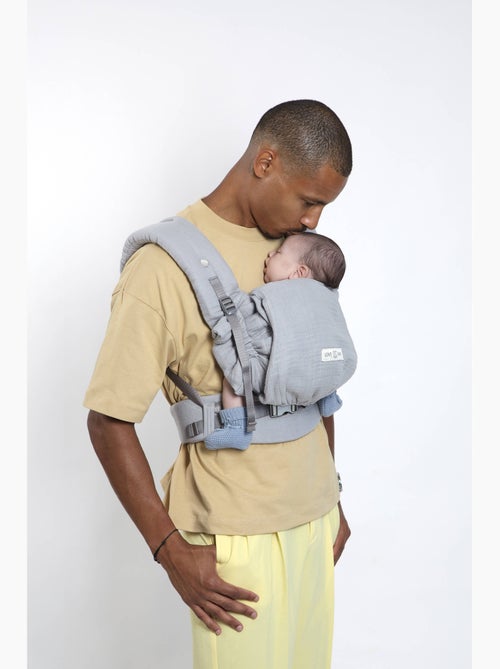 Porte-bébé PhysioCarrier 2 Grey (gaze de coton) - Kiabi