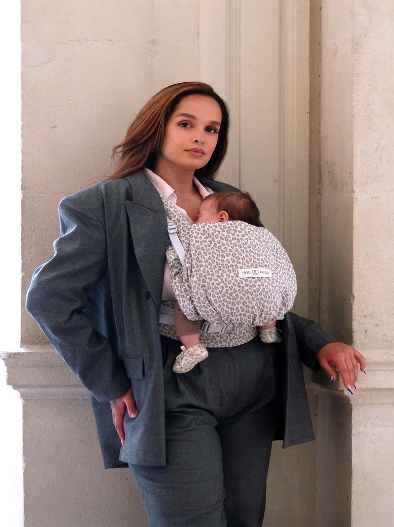 Porte-bébé PhysioCarrier 2 Leopard Noir Jaune Noir - Kiabi