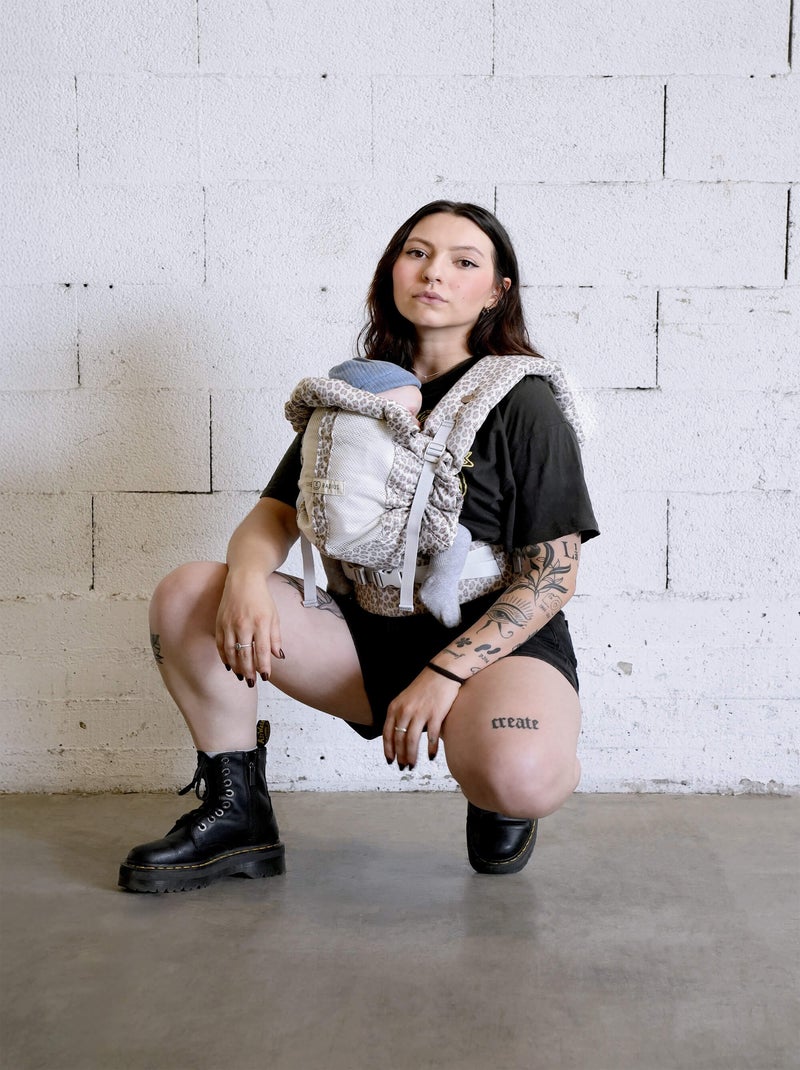 Porte-bébé PhysioCarrier 2 Leopard Noir Jaune Noir - Kiabi