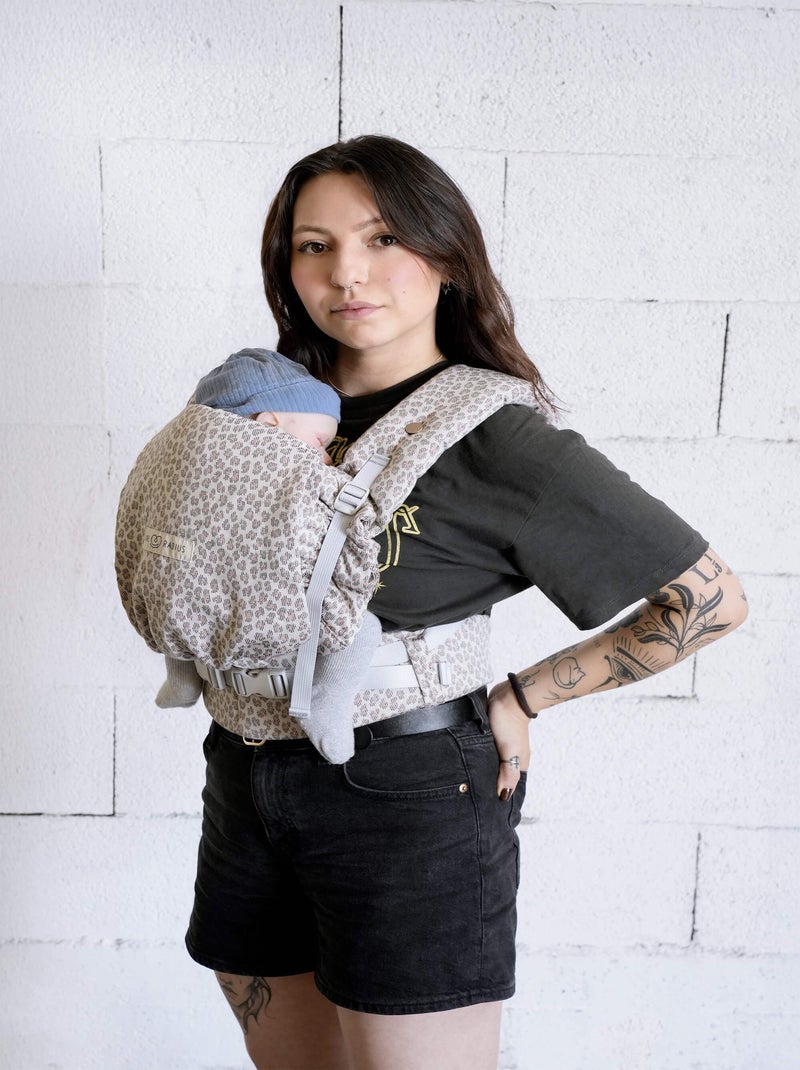 Porte-bébé PhysioCarrier 2 Leopard Noir Jaune Noir - Kiabi