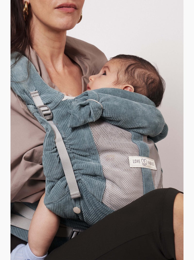 Porte-bébé physiocarrier 2 velvet blue Bleu Vert - Kiabi